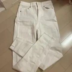 GU レディース　ハイウエスト　スキニーデニム　ホワイト 58