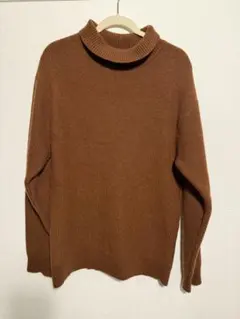 LANEROSSI エクストラファインメリノウール タートルネックセーター