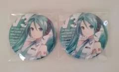 VOCALOID　ボカロ　初音ミク　V3　缶バッジ　2個まとめ売り