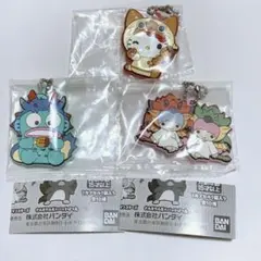 モンハン サンリオ コラボ ラバーマスコット キキララ ハンギョドン キティ