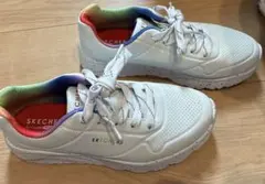 SKECHERS ホワイト スニーカー23㎝〜23. 5㎝