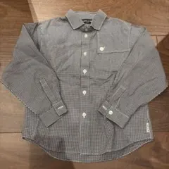 COMME CA ISM チェック柄 長袖シャツ 110A