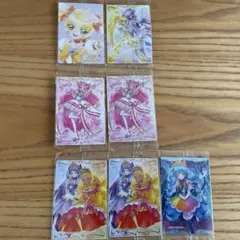 プリキュアカードウエハース7枚セット