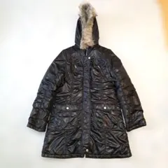 archive mods coat parka grunge black y2k