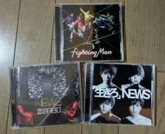 【３枚セット】NEWS 　Fighting Man　生きろ 恋のABC