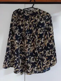 美品♡裏地付き花柄スカート　膝丈　Ｓ