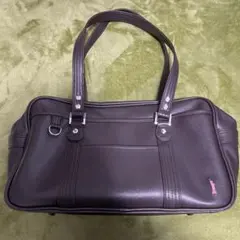 イーストボーイ 合皮スクールバッグ スクバ ブラウン さくら女神