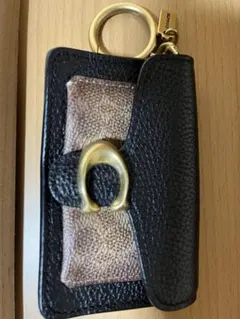完売品　COACH ミニ タビー バッグ チャーム シグネチャー キャンバス