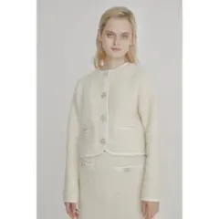 epine♡ビジューファーコート　セットアップ