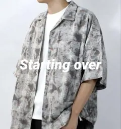 StartingOver HALHAM 半袖　オーバーサイズシャツ ユニセックス