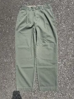 A.PRESSE Chino Trousers チノトラウザーズ Olive 2 - メルカリ