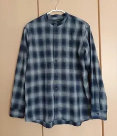 GLOBAL WORK　バンドカラーシャツ