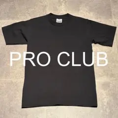 【PRO CLUB】ヘビーウェイト Tシャツ ブラック S 無地 黒 綿 半袖のサムネイル