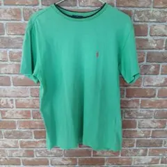 Ralph Lauren グリーン 半袖Tシャツ M　赤ポニー