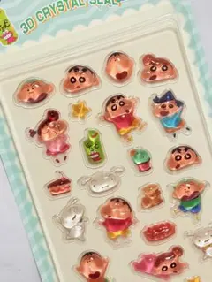クレヨンしんちゃん 3Dクリスタルシール 立体シール