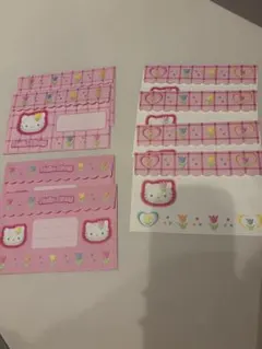 平成レトロ ハローキティ トロピカルフルーツ ハイビスカス 透明封筒