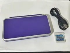 【美品・希少色】 new ニンテンドー 2DS LL 本体 パープル シルバー
