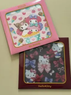 フェイラー　サンリオ２枚組　新品、未使用品　完売品　キティちゃん　クロミちゃん フェイラー サンリオ2枚組 新品、未使用品 完売品 キティちゃん