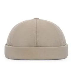 フィッシャーマンキャップロールキャップユニセックス帽子キャップベージュ