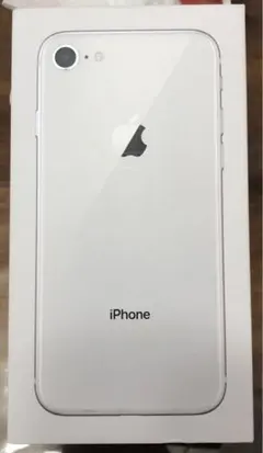 レア？　iPhone8 silver 64GB 空箱　イギリス仕様