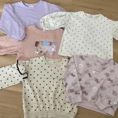キッズ 女の子トレーナー 5点セット130まとめ売り