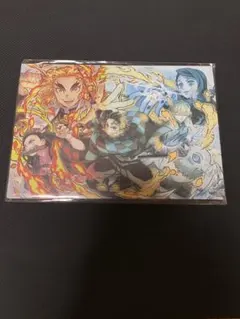 【新品】鬼滅の刃/無限列車編/描き下ろしイラストカード/1枚/アートボード