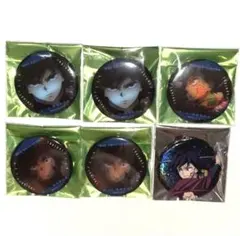 鬼滅の刃 冨岡義勇 ものがたる眼差し A グリッター 缶バッジ