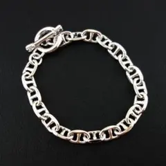メキシカンジュエリー シルバー925 アンカーチェーン ブレスレット