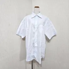 LANVIN COLLECTION 半袖 BDシャツ ライトブルー系 コットン