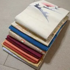 ★1円スタート★名古屋帯等大量15枚まとめ売り！◆リメイク材料/着物/キモノ/和服/売り切り-8598 2025年最新名古屋帯まとめ売りの人気アイテム - メルカリ