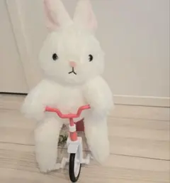 うさぎとかめのチャリレース　ギミック付きぬいぐるみ
