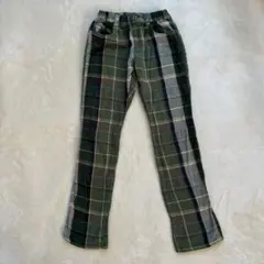 F.O.KIDS キッズ 140 緑系 チェック柄 ロングパンツ 子ども服のサムネイル