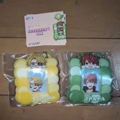 カラフルピーチ　ミニフォトケース　じゃぱぱ、 たっつん