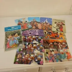 【ディズニー】実写キャラクター【3Dポストカードなど12点セット】