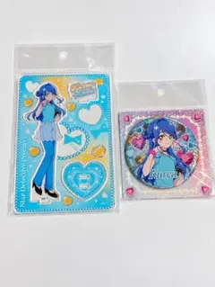 おでかけプリキュアマルシェ 帆羽くれあ アクリルスタンド＆缶バッジ
