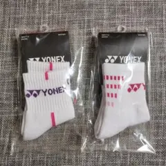 【新品】YONEX スポーツソックス 2足セット　レディース
