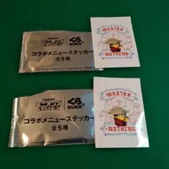 くら寿司 ミニオンズ＆モンスターズ コラボステッカー 2枚セット
