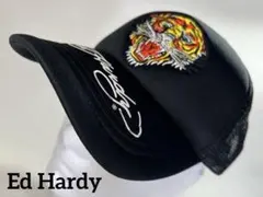 新品タグ付!!Ed Hardy スカル刺繍 キャップ 帽子 ハート 黒 y2k - メルカリ