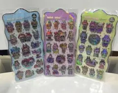 【即日発送】3枚セット　ラブブ　ボンボンドロップ風シール