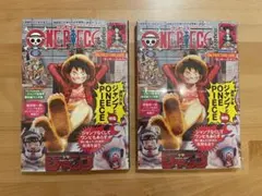 ONE PIECEワンピースマガジン 20号 プロモ ルフィ 未使用 新品 2冊