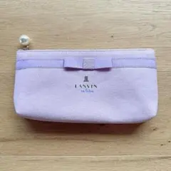 LANVIN en Bleu ポーチ ラベンダー リボン パールのサムネイル