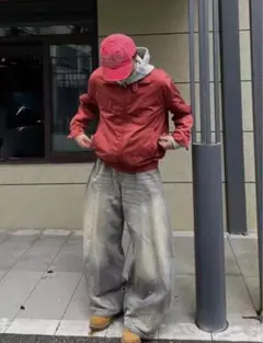 即日発送‼️ バギーデニム 地底人 elev QS86 Menes g.e.e.k