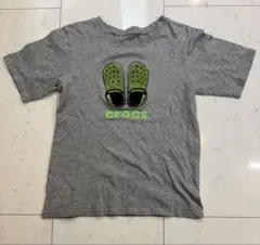 送料無料 crocs クロックス スニーカーイラスト Tシャツ グレー 160のサムネイル