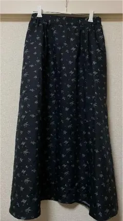 samansa mos2 blue ロングスカート