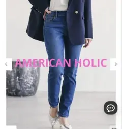 A118♡AMERICAN HOLIC ストレッチ スキニーデニム M