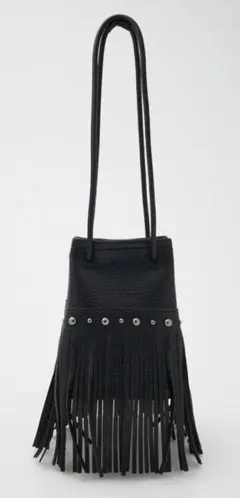 MOUSSY フリンジ付き 巾着型バッグ（ノベルティ）