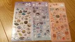 シール きゅるるん 3枚セット
