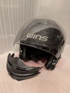 [値下げ依頼してくれた方専用]WINS ジェットヘルメット 本体 マットブラックのサムネイル