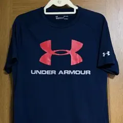 アンダーアーマー Tシャツ インナー ネイビーのサムネイル
