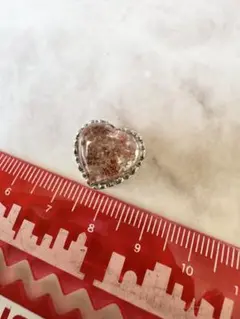 レッドヒューランダイト＆カルセドニー 原石 鉱物標本 天然石 851